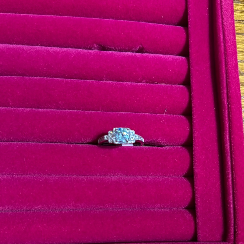 Elegant Blue Gemstone Ring